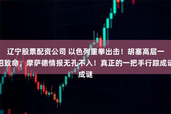 辽宁股票配资公司 以色列重拳出击！胡塞高层一招致命，摩萨德情报无孔不入！真正的一把手行踪成谜