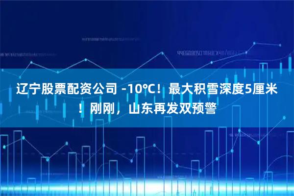 辽宁股票配资公司 -10℃！最大积雪深度5厘米！刚刚，山东再发双预警