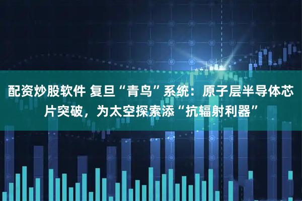 配资炒股软件 复旦“青鸟”系统：原子层半导体芯片突破，为太空探索添“抗辐射利器”