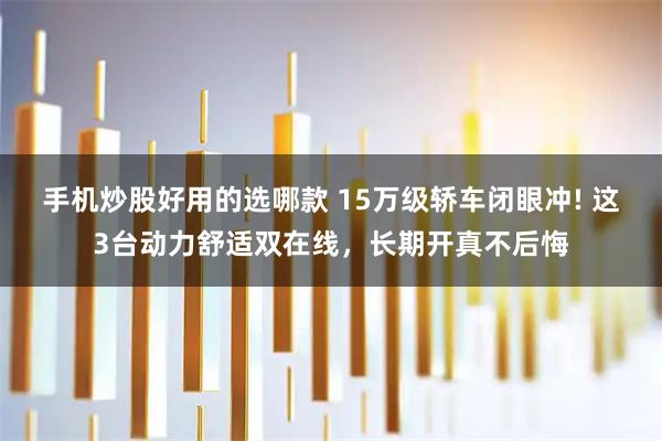 手机炒股好用的选哪款 15万级轿车闭眼冲! 这3台动力舒适双在线，长期开真不后悔